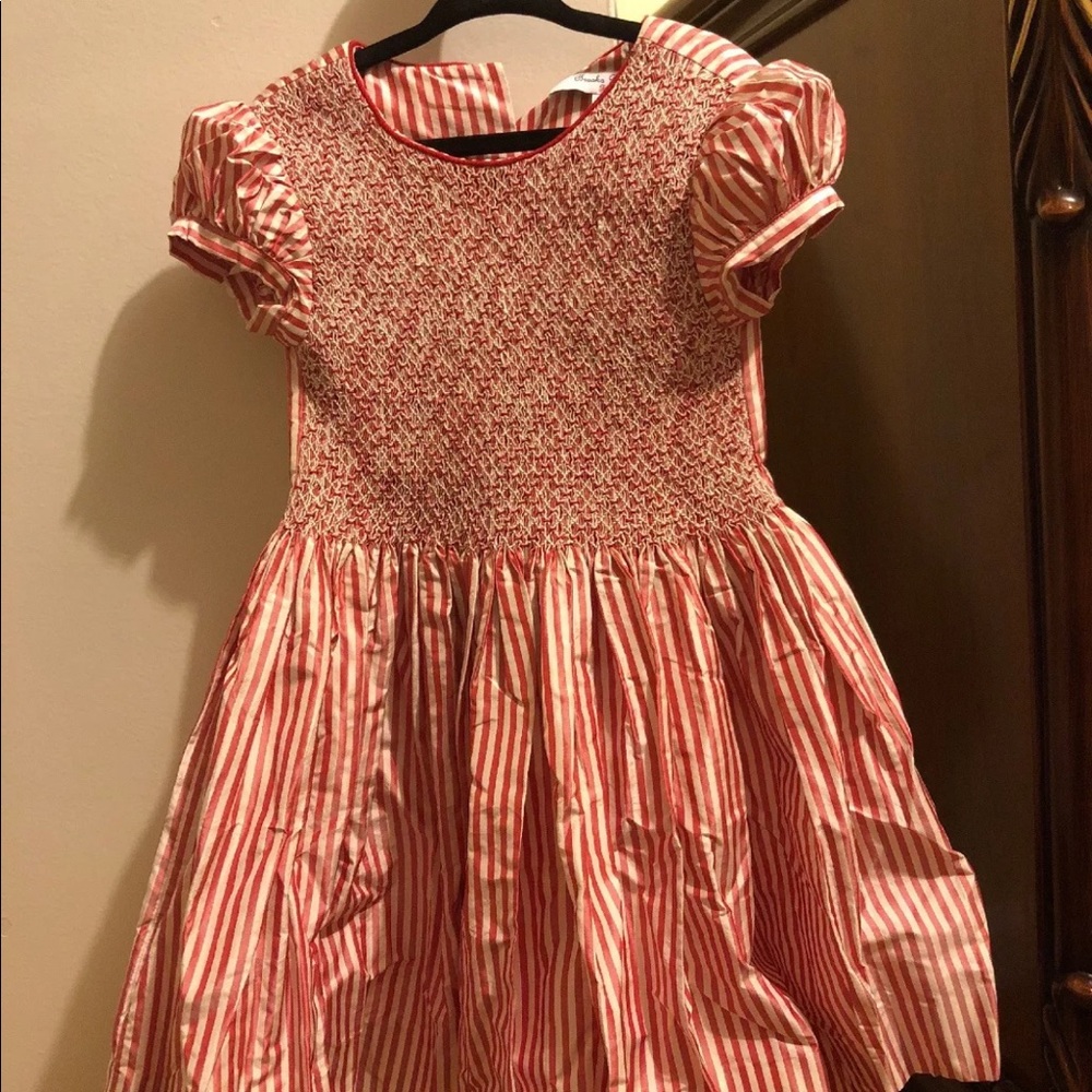 Brooks Brothers silk girls party/holiday dress